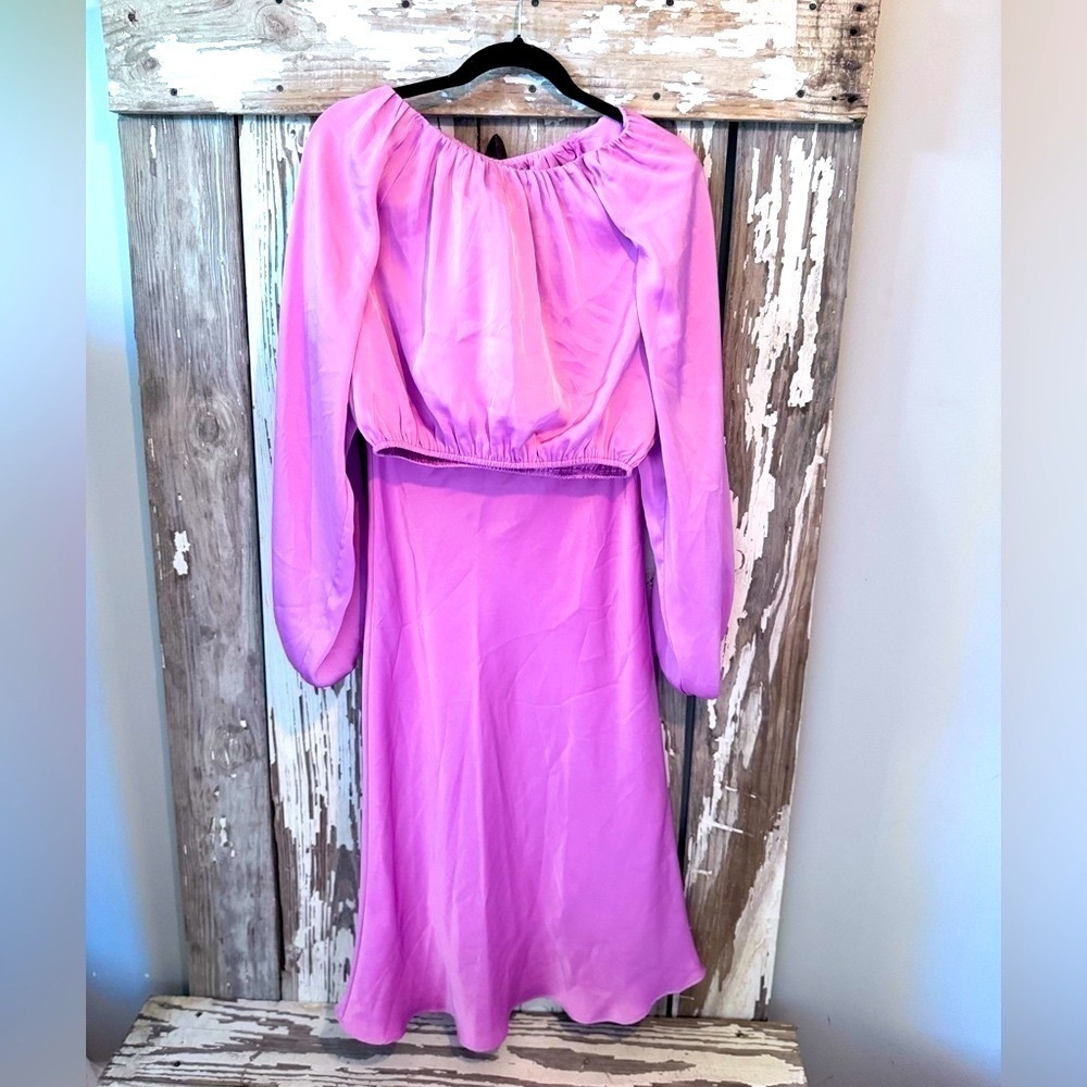 Lucy Paris Pink Skirt & Crop Top Set Skirt XS Top Small